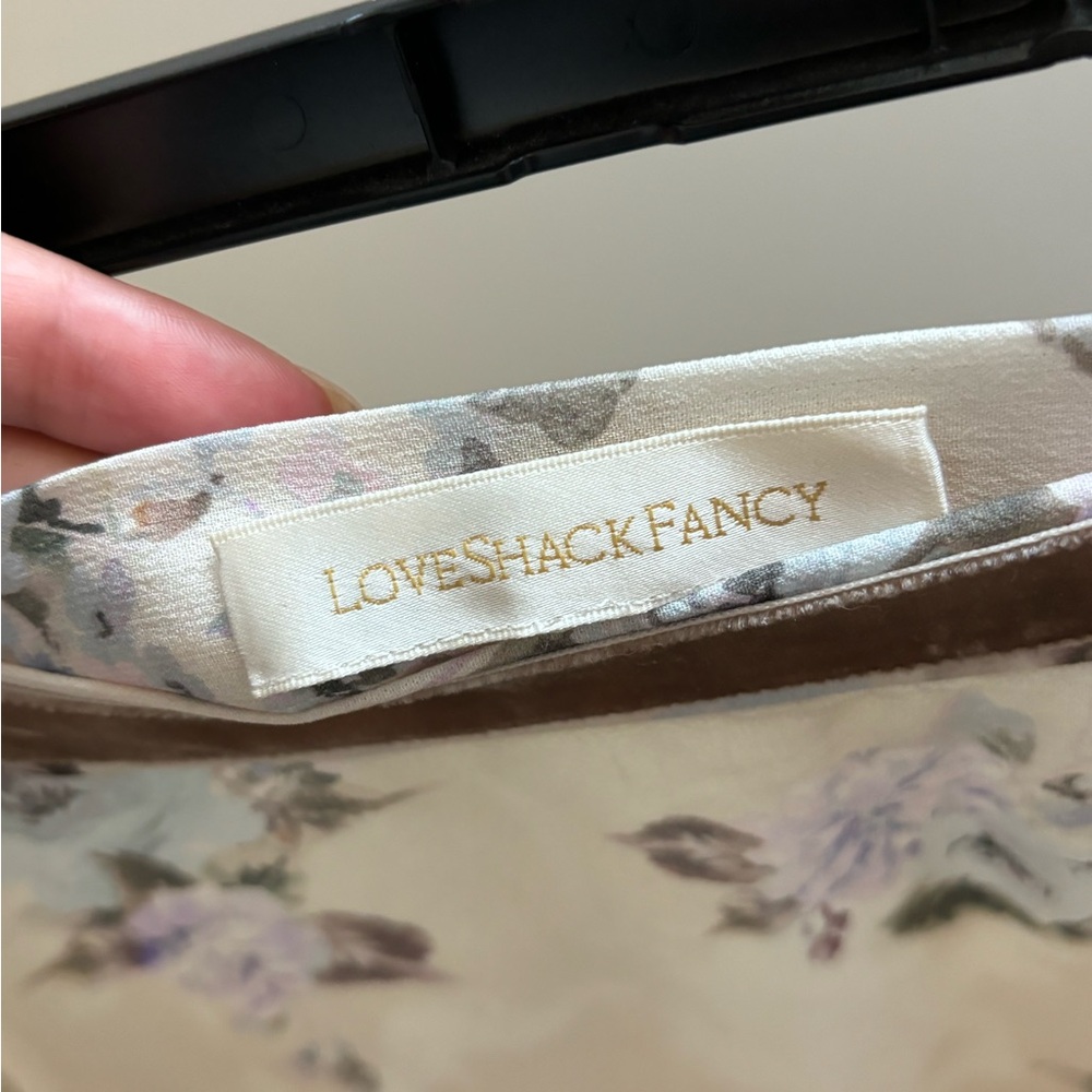 Love Shack Fancy Solk Chiffon Skirt